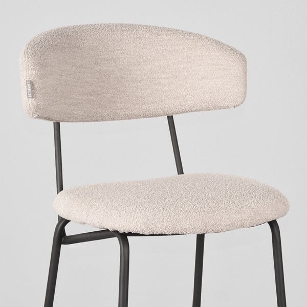 Barkruk Zack - Naturel - Boucle - Zithoogte 78