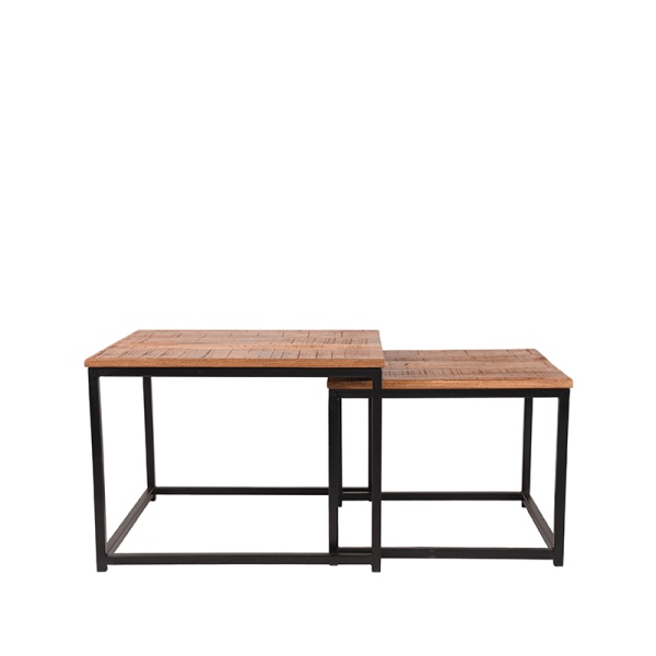 Salontafel Set Couple - Rough - Mangohout