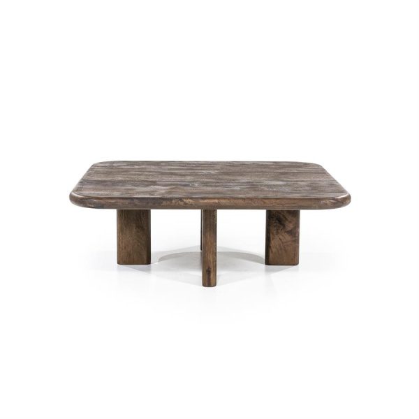 Salontafel Fynn 100x100x35 - bruin