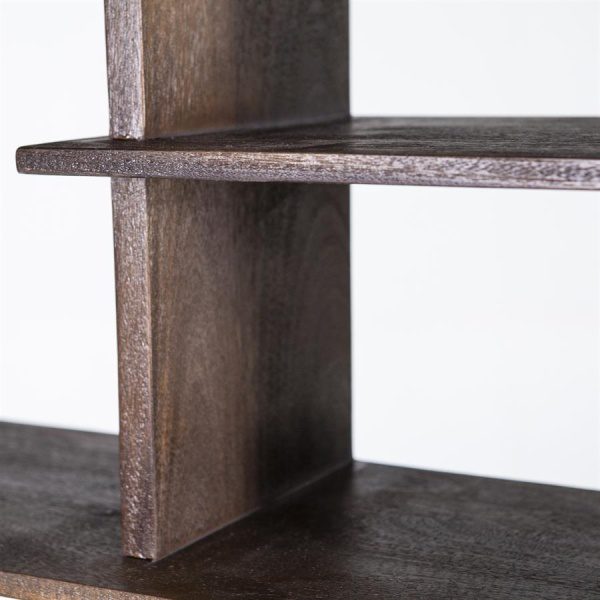 Boekenkast Oliver 120x40x220 - bruin