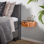 Nachtkastje 1L curve / Massief acacia naturel