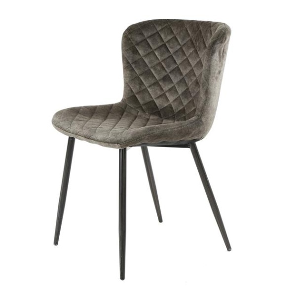 Stoel bend velvet / Taupe velours
