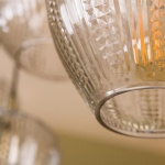 Hanglamp 5L diamond grain mix / Diamond glass