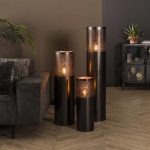 Vloerlamp 20 cilinder 60cm / Nikkel