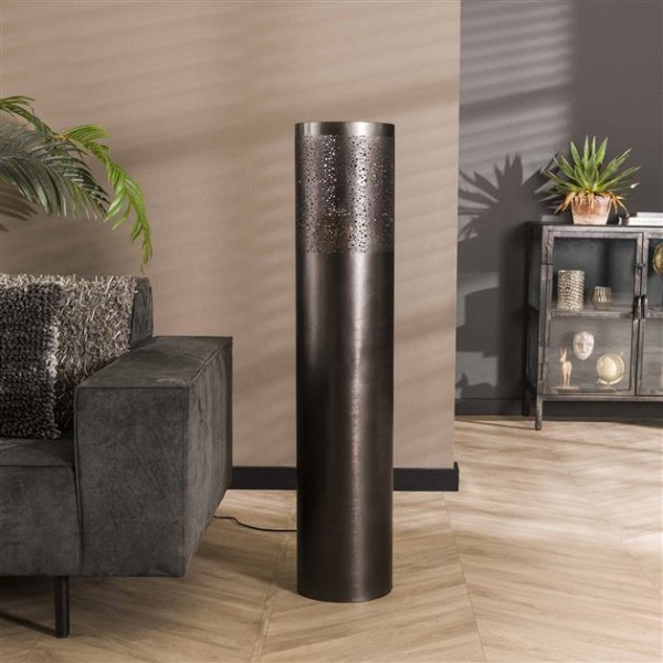 Vloerlamp 25 cilinder 120cm / Nikkel