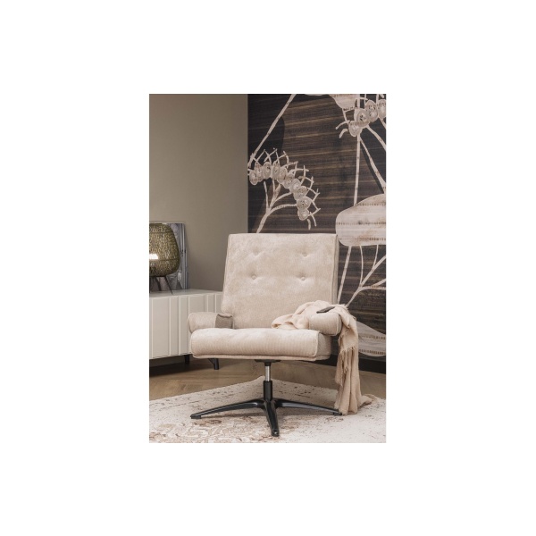 William Draaifauteuil Naturel