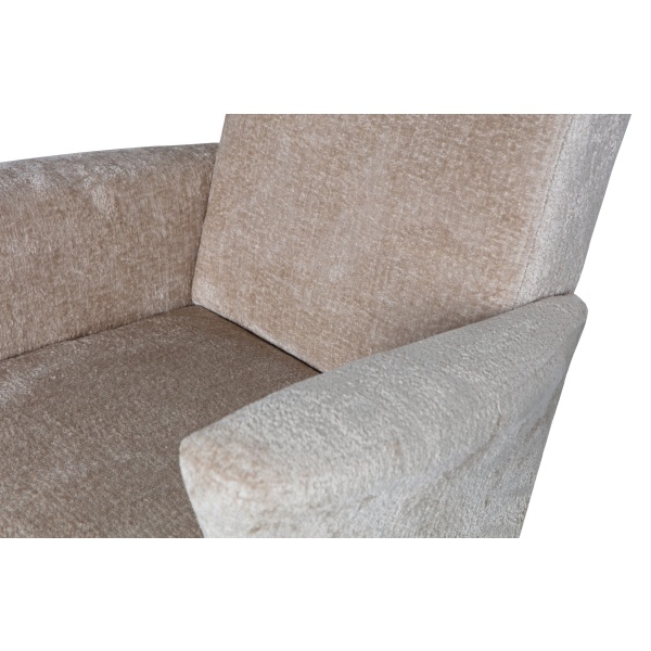 Muse Fauteuil Grof Geweven Stof Naturel