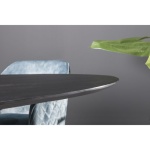 Eettafel Oslo Ovaal Acacia Black 240