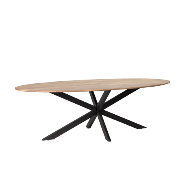 Eettafel Oslo Ovaal Acacia 160