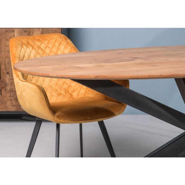 Eettafel Oslo Ovaal Acacia 160