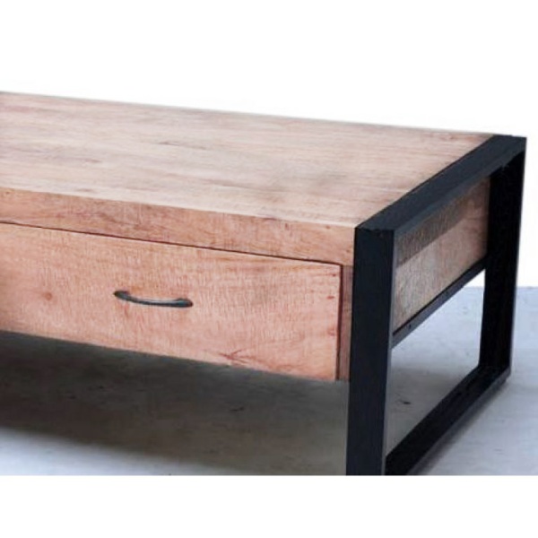 Salontafel Construction 4 Lades Large Warm Brown