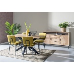 Eettafel Oslo Spider Acacia 160