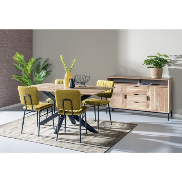 Eettafel Oslo Spider Acacia 220