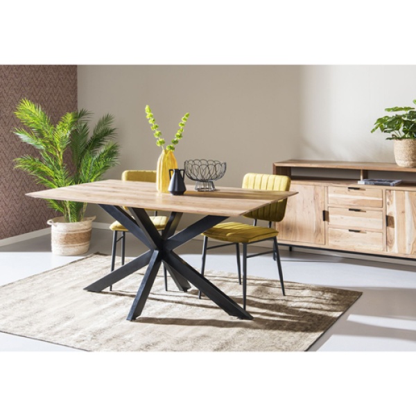 Eettafel Oslo Spider Acacia 180