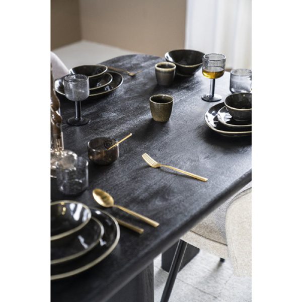 Eettafel Fynn 160 cm Zwart