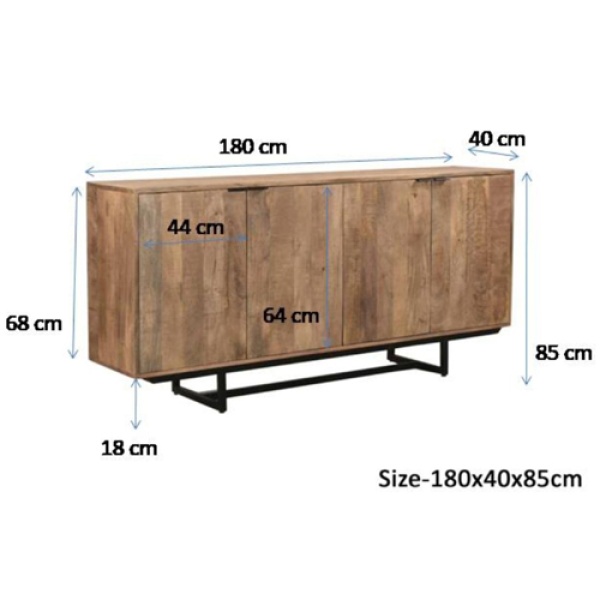 Dressoir Valdez 180 cm