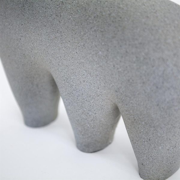 Siervaas Momo medium - grey
