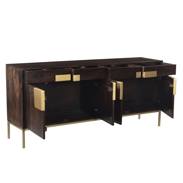 Dressoir Auro Mangohout Bruin 180cm