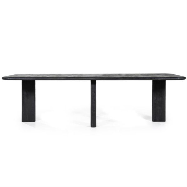 Eettafel Fynn 280x100x75 - zwart