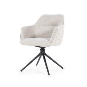Stoel Jeff - taupe Bogda
