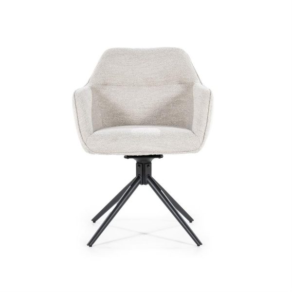 Stoel Jeff - taupe Bogda