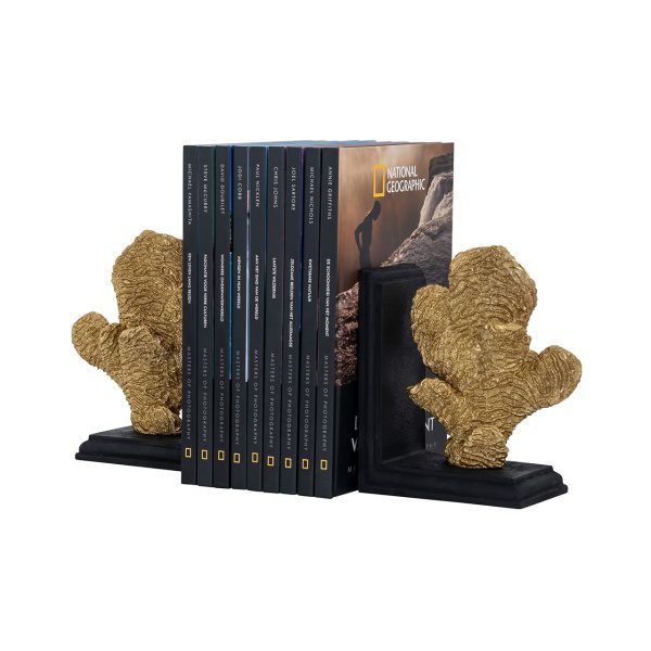 Boekenstandaard Donei (Black/gold)