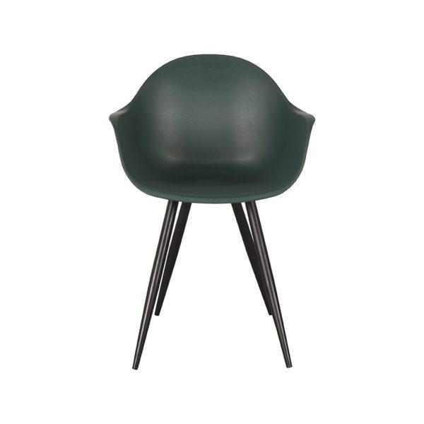 Set V 2 - Eetkamerstoel Luca - Groen - Kunststof