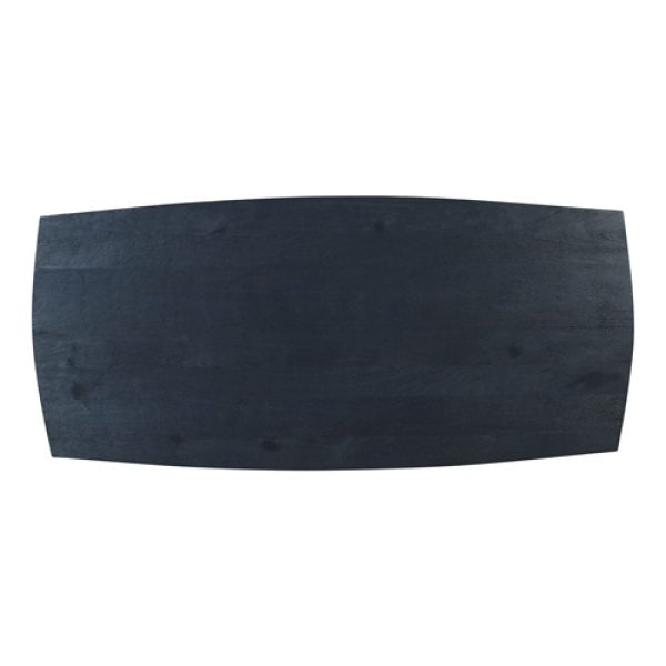 Eettafel Swiss Edge 220 Mangohout Zwart