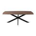 Eettafel Swiss Edge 160 Acaciahout