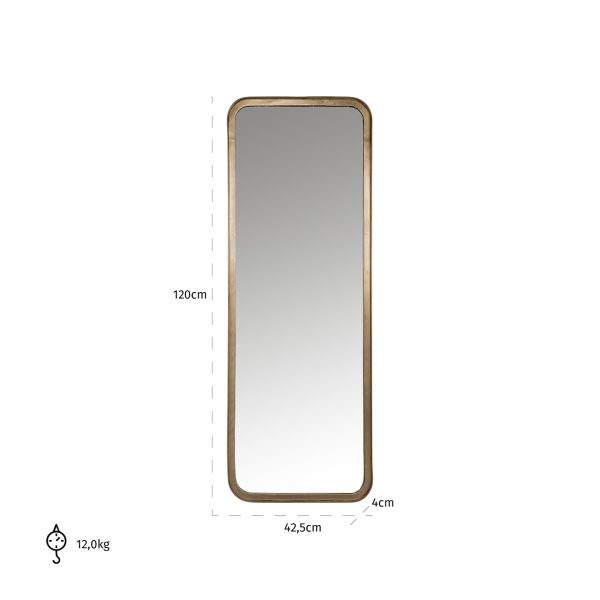 Spiegel Liam (Brushed Gold)