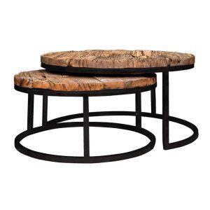 Salontafel Industrial Kensington set van 2