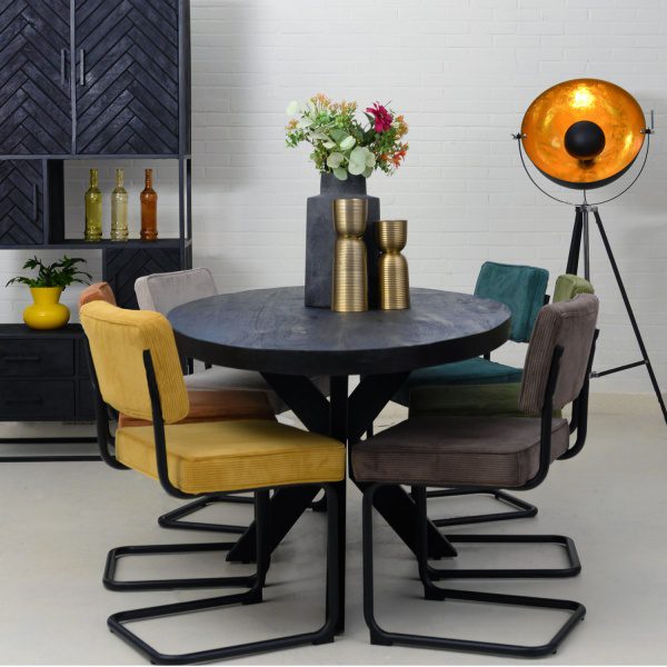 Eetkamerstoel Bauhaus Rib Groen