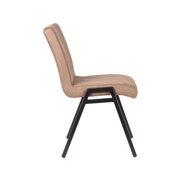 Set V 2 - Eetkamerstoel Matz - Stone - Microfiber