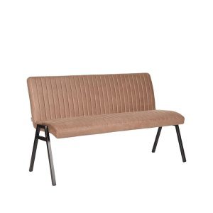 Eetkamerbank Matz - Stone - Microfiber - 145 cm