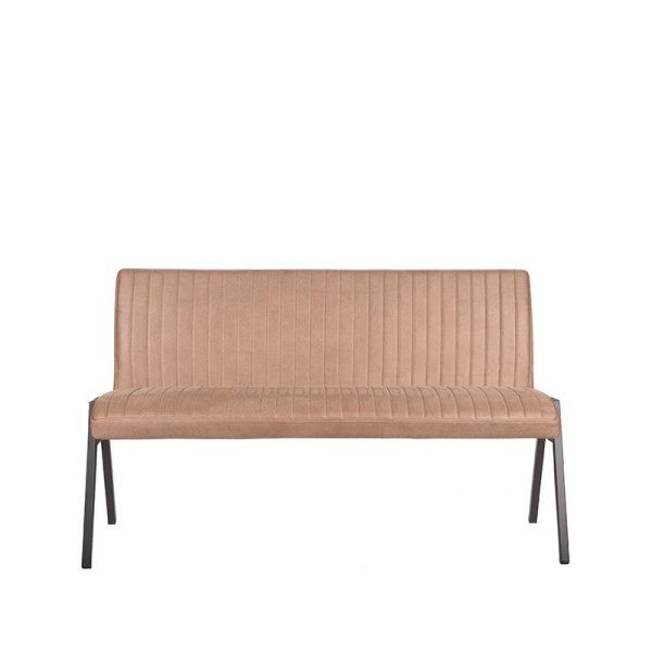 Eetkamerbank Matz - Stone - Microfiber - 145 cm