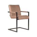 Set V 2 - Eetkamerstoel Milo - Stone - Microfiber