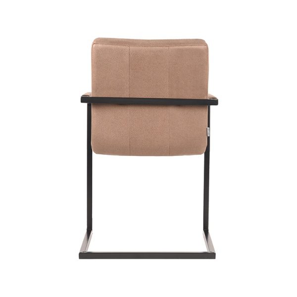 Set V 2 - Eetkamerstoel Milo - Stone - Microfiber