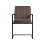Set V 2 - Eetkamerstoel Milo - Truffel grijs - Microfiber