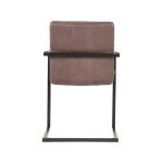Set V 2 - Eetkamerstoel Milo - Truffel grijs - Microfiber
