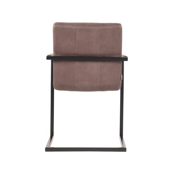 Set V 2 - Eetkamerstoel Milo - Truffel grijs - Microfiber