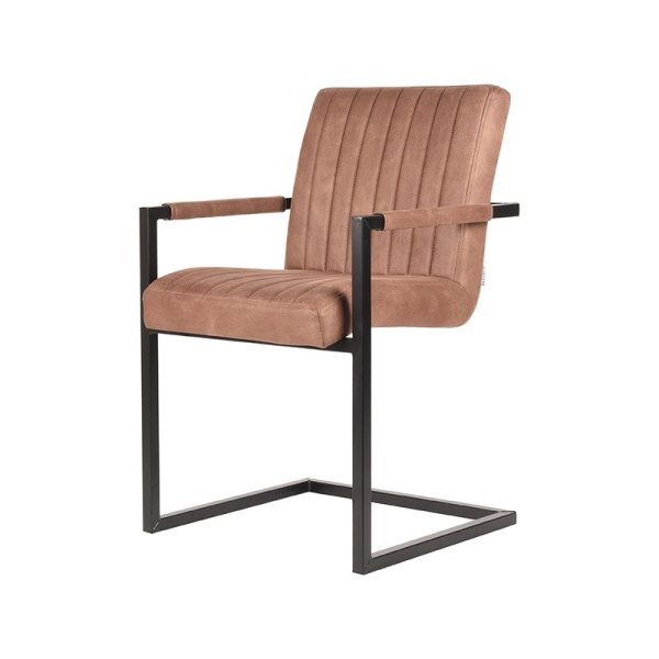 Set V 2 - Eetkamerstoel Milo - Tanny - Microfiber