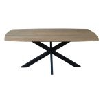 Eettafel Swiss Edge 220 Mangohout