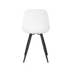 Set V 2 - Eetkamerstoel Monza - Wit - Kunststof