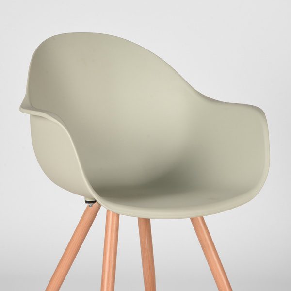 Set V 2 - Eetkamerstoel Parma - Breeze - Kunststof