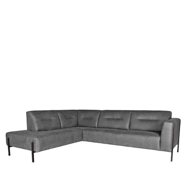 Bank Napoli - Antraciet - Microfiber