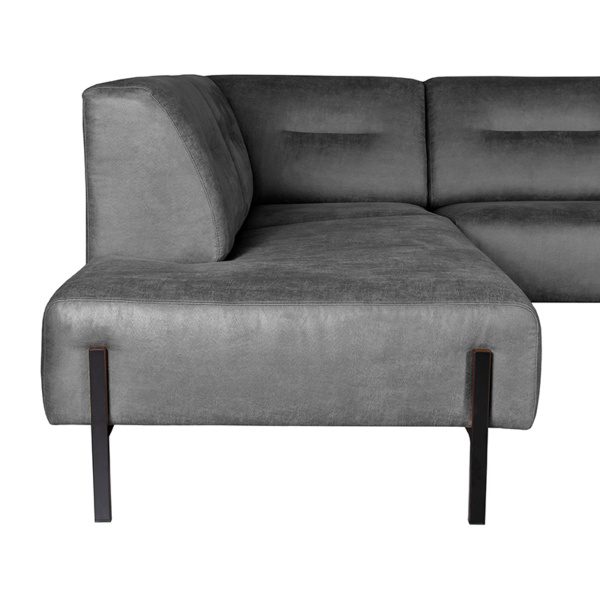 Bank Napoli - Antraciet - Microfiber