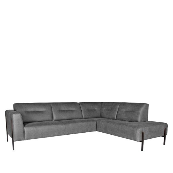 Bank Napoli - Antraciet - Microfiber