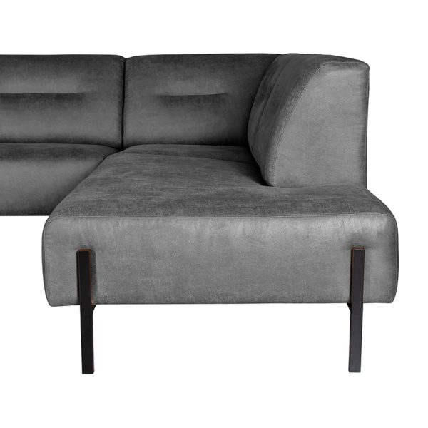 Bank Napoli - Antraciet - Microfiber