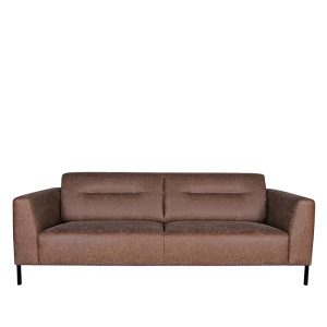 Bank Napoli - Bruin - Microfiber - 3-Zits
