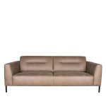 Bank Napoli - Taupe - Microfiber - 3-Zits